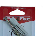 Cartela Bucha Fixacao 10 Com Anel+Parafuso 6 X 90 Peg&Fixe Kit 2 Pecas Apoc/12