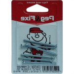 Cartela Parafuso Placa Tomada 9/64 X 2'' Peg&Fixe 6 Pecas Aptm/03