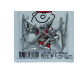 Cartela Rebite Repuxo Aluminio 3 X 12Mm Peg&Fixe 12 Pecas Areb/04