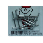 Cartela Rebite Repuxo Aluminio 4 X 12Mm Peg&Fixe 10 Pecas Areb/08