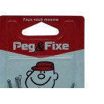 Cartela Rebite Repuxo Aluminio 4 X 12Mm Peg&Fixe 10 Pecas Areb/08