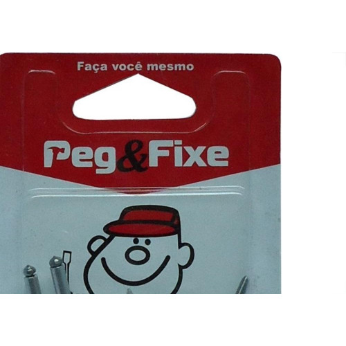 Cartela Rebite Repuxo Aluminio 4 X 12Mm Peg&Fixe 10 Pecas Areb/08