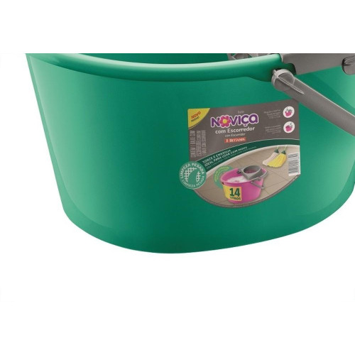 Balde Com Espremedor 14 Litros Novica 1384