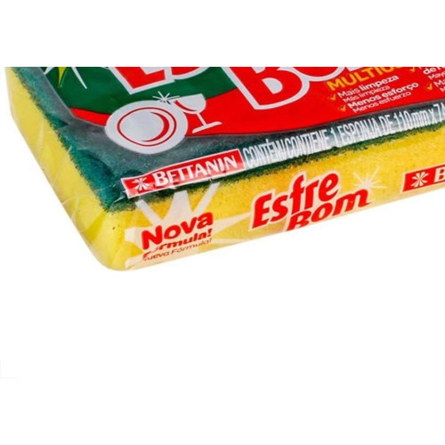 Esponja Esfrebom Multiuso 10P+2Gratis Btn45010