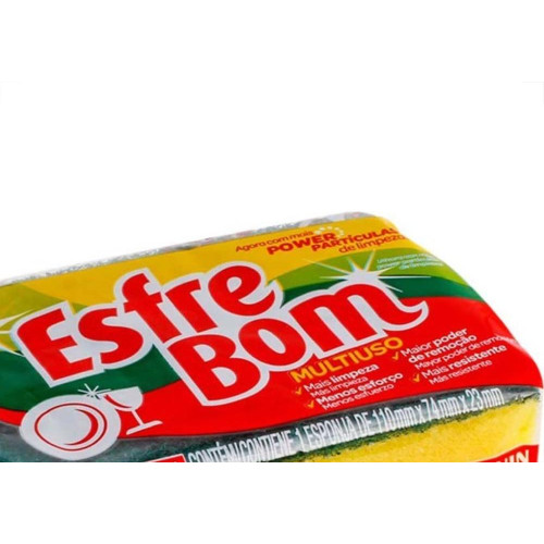 Esponja Esfrebom Multiuso 10P+2Gratis Btn45010