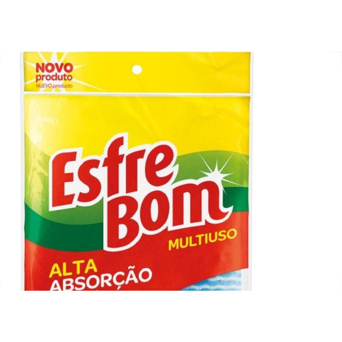 Pano Limpeza Esfrebom/Sekito Multiuso Azul Blister 49055