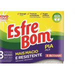 Pano Limpeza Esfrebom Ecologico Pia 3 Pecas Bt4980