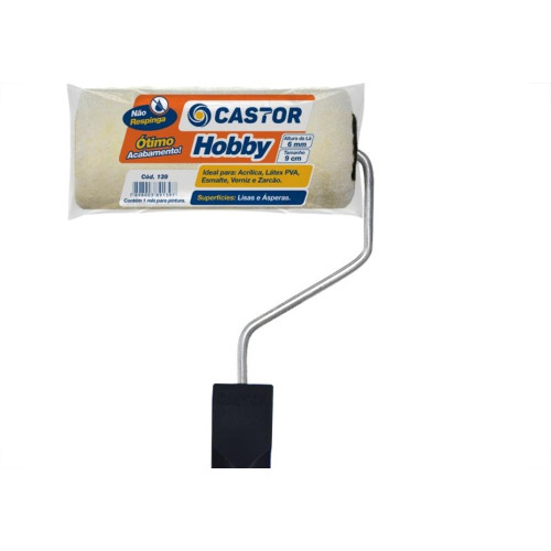 Rolo La Castor Hobby 09Cm Com Cabo 139