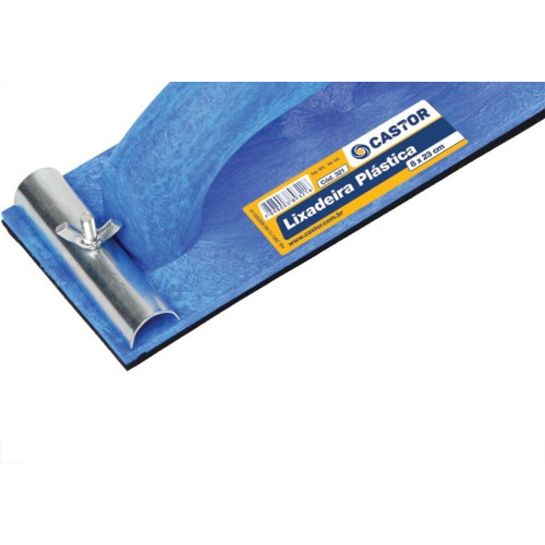 Lixadeira Manual Castor Plastica Com Cabo 8 X 23 321