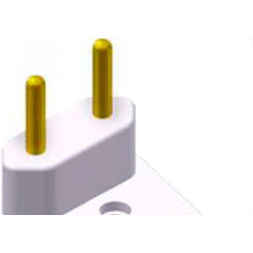 Pino Prensa Cabo Ilumi Gigante 2 Polos 10A Branco 1437Pct - Kit C/10 
