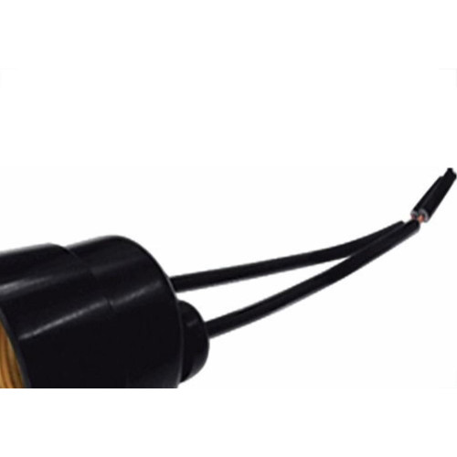Soquete Com Rabicho Nylon Ilumi Preto 2A E/27 16101Pct - Kit C/10 