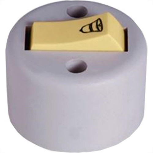 Interruptor Externo Ilumi Redondo Cinza 1 Campainha 1713Pct - Kit C/10 