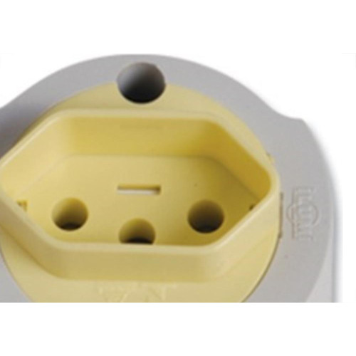 Tomada Externa Ilumi 2 Polos +Terra 20A Cinza 16511Pct - Kit C/10 