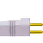 Pino Macho 2 Polos+Terra Ilumi 10A Cinza 1405Pct - Kit C/10 