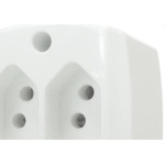 Tomada Externa Ilumi 2 Polos +Terra Dupla 20A Branca 16519Pct - Kit C/10 