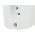Tomada Externa Ilumi 2 Polos +Terra 10A Branca 16516Pct - Kit C/10 