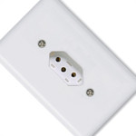 Conjunto Ilumi 4X2 Branco Com Placa(1Tomada 10A) 20140