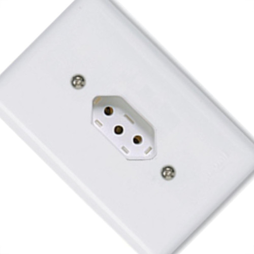 Conjunto Ilumi 4X2 Branco Com Placa(1Tomada 10A) 20140