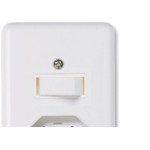 Conjunto Ilumi 4X2 Branco Com Placa(1Simples+Tomada 10A) 20200