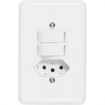 Conjunto Ilumi 4X2 Branco Com Placa(2Simples+Tomada 10A) 20210