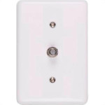 Conjunto Ilumi 4X2 Branco Com Placa(1Tomada Coaxial) 2553