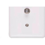 Conjunto Ilumi 4X2 Branco Com Placa(1Tomada Coaxial) 2553
