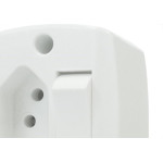 Interruptor Externo Ilumi Redondo Branco 1 Simples+Tomada 20A 16545Pct - Kit C/10 