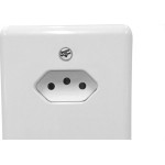 Conjunto Ilumi 4X2 Branco Com Placa(2Tomadas 10A Monobloco) 201200