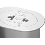 Pino Adaptador (Entrada =2 Redondo/Saida=2 Universal) Ilumi Branco 12121Pct - Kit C/10 