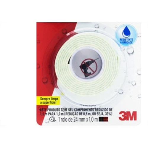 Fita Dupla Face 3M Banheiro 24X1,5M Hb004488316