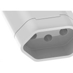 Pino Femea 2 Polos+Terra Ilumi 20A Branco 1442Pct - Kit C/10 