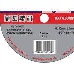 Disco De Corte Para Inox Disflex 9 X 7/8 15057 - Kit C/5 