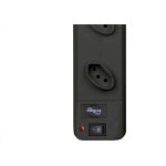 Filtro Linha Techna Plastico 3 Tomadas Distanciada Ftk-003