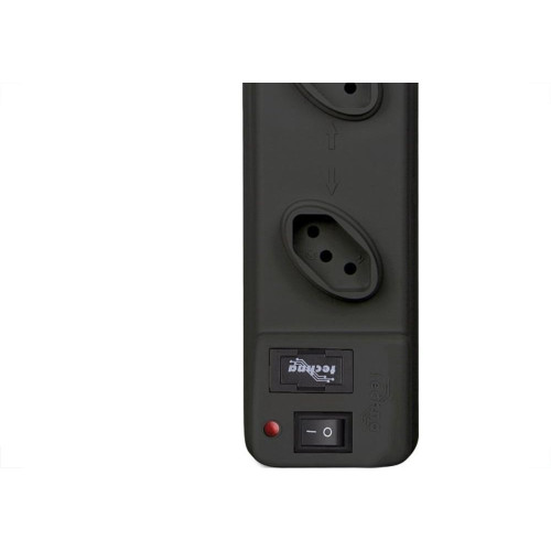 Filtro Linha Techna Plastico 3 Tomadas Distanciada Ftk-003