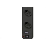 Filtro Linha Techna Plastico 4 Tomadas Distanciada Ftk-004
