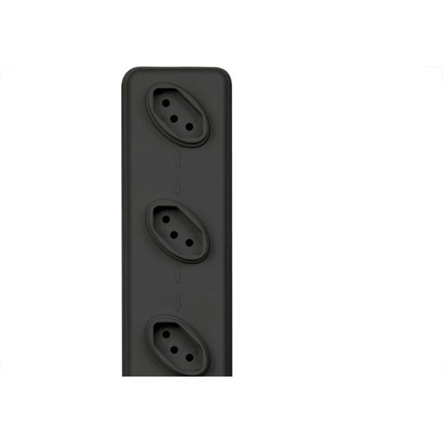 Filtro Linha Techna Plastico 4 Tomadas Distanciada Ftk-004