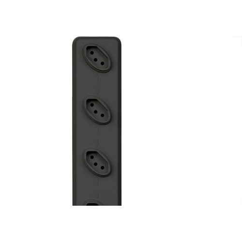 Filtro Linha Techna Plastico 5 Tomadas Distanciada Ftk-005