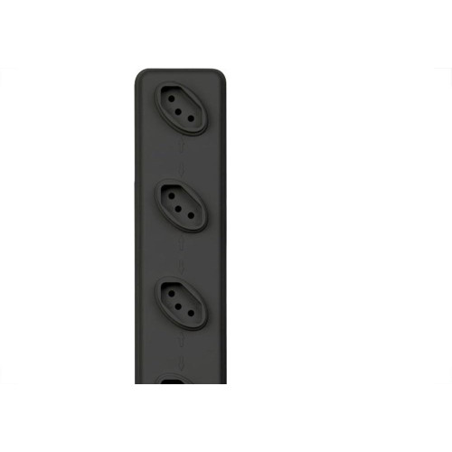 Filtro Linha Techna Plastico 6 Tomadas Distanciada Ftk-006