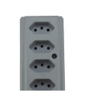 Tomada Barra Interneed   Quintupla 10A 2 Polos +Terra Cinza 66415