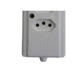 Tomada Barra Interneed   Dupla 10/20A 2 Polos +Terra Branca 68976