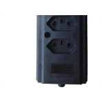 Tomada Barra Interneed   Quadrupla 10/20A 2 Polos +Terra Preta 66538