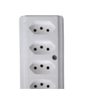 Tomada Barra Interneed   Quintupla 10/20A 2 Polos +Terra Branca 66651