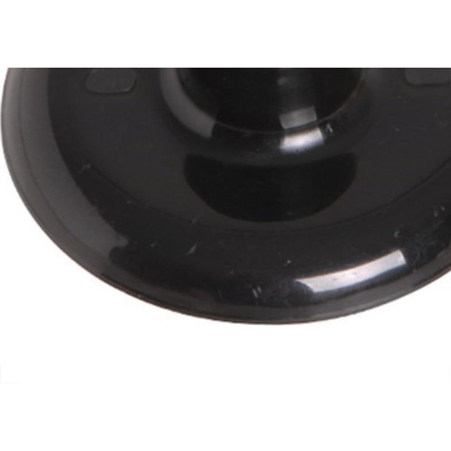 Plafonier Pvc Ilumi Preto Redondo Soquete Porcelana E27 18081