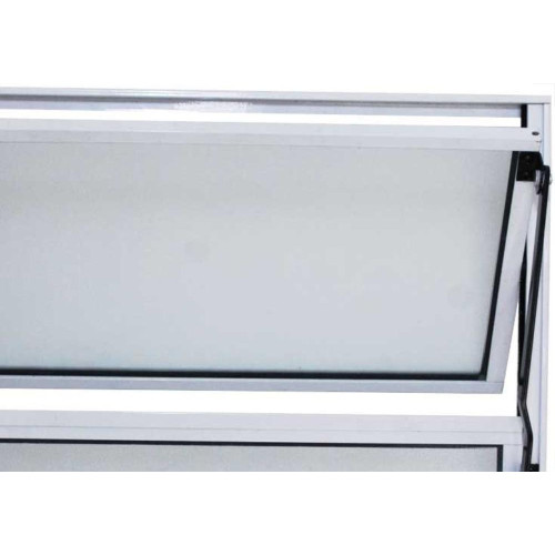 Janela Basculante Aluminio Branca Hikari 40 X 40 Vb21