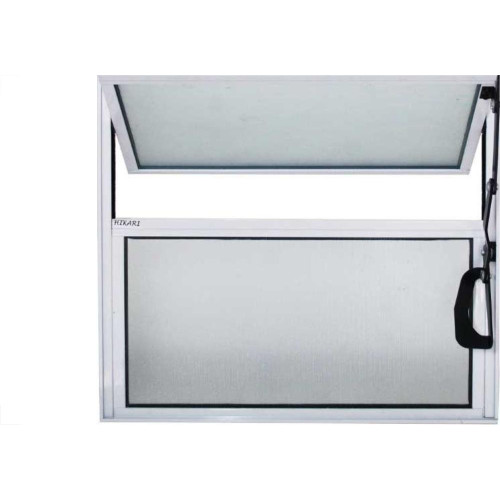 Janela Basculante Aluminio Branca Hikari 60 X 40 Vb24