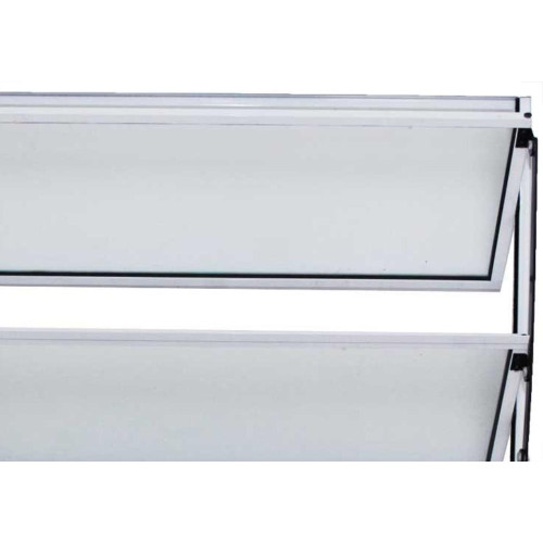 Janela Basculante Aluminio Branca Hikari 60 X 60 Vb25