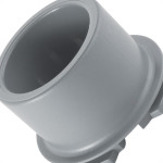 Conector Saida Plastibox Cinza 1/2'' 57251/011