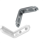 Suporte Extintor Zamar Branco  - Kit C/25 