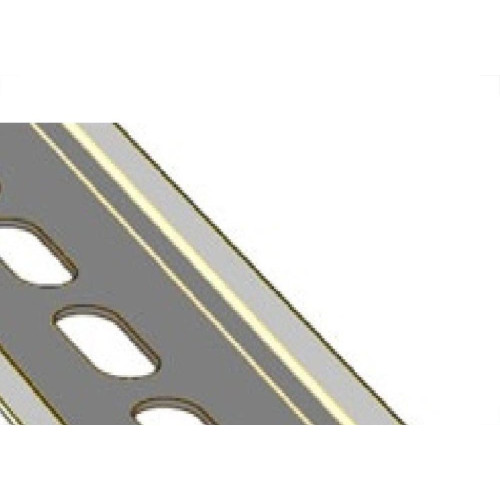 Suporte Disjuntor Din Trilho Perfurado 1M Zincado Baixo T2878