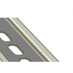 Suporte Disjuntor Din Trilho Perfurado 1M Inox Baixo T2885